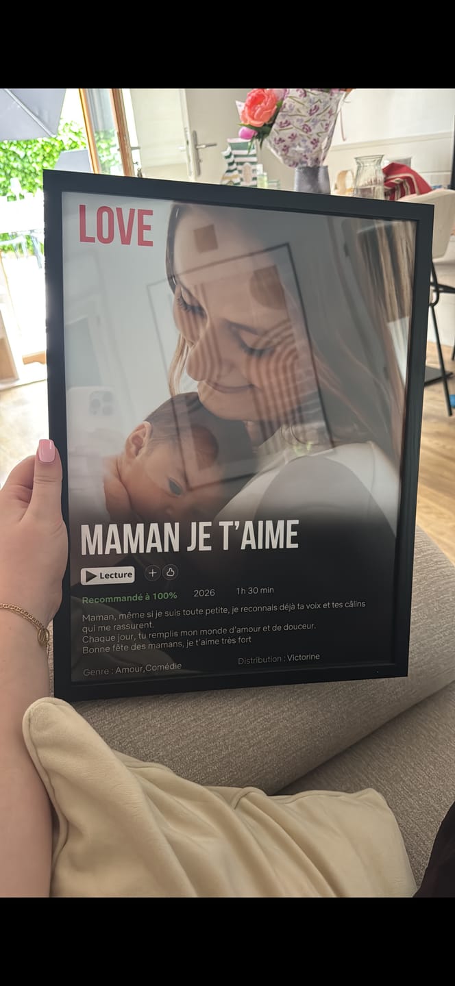 Customer photo review of Notre Propre FIlm (Ed. Maman) - Affiche personnalisée