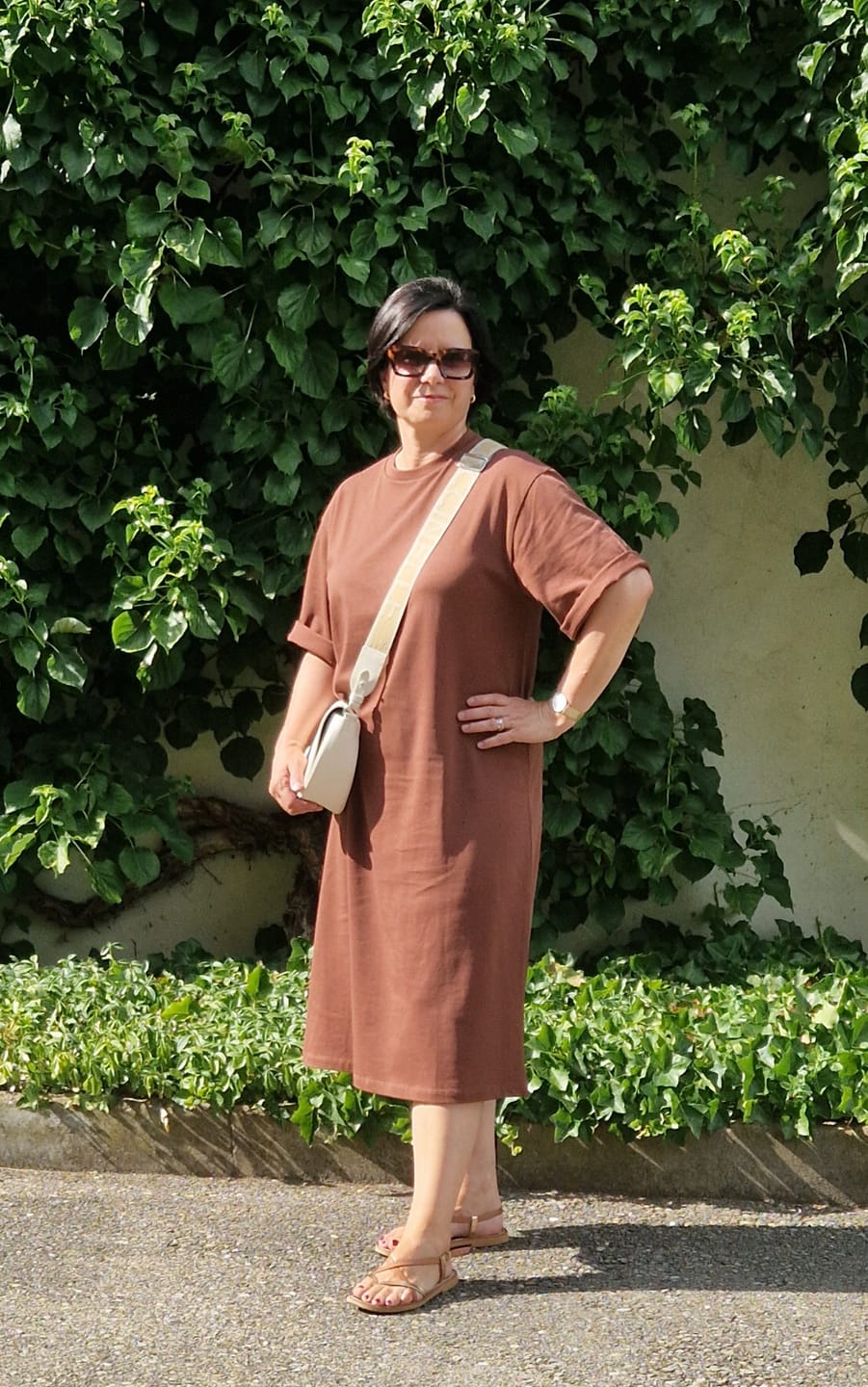 Customer photo review of Tshirtkleid 100% Baumwolle