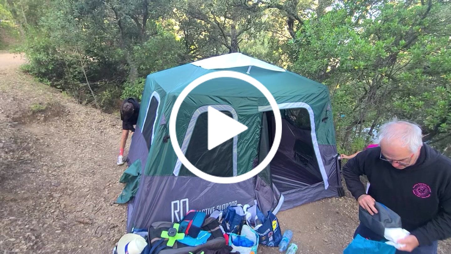 Customer video review of [PRÉ-COMMANDE] 2-Step Cabin Tent – Très grande taille + Bâche de camping OFFERTE (jusqu’à 10 personnes, FR) — Expédition avant le 16 septembre