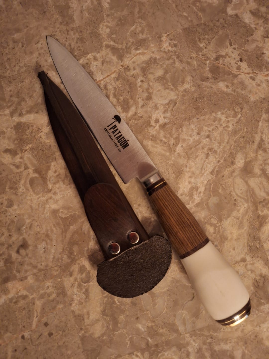 Customer photo review of GAUCHO - Cuchillo Verijero Artesanal hoja 14 cm PATAGÓN