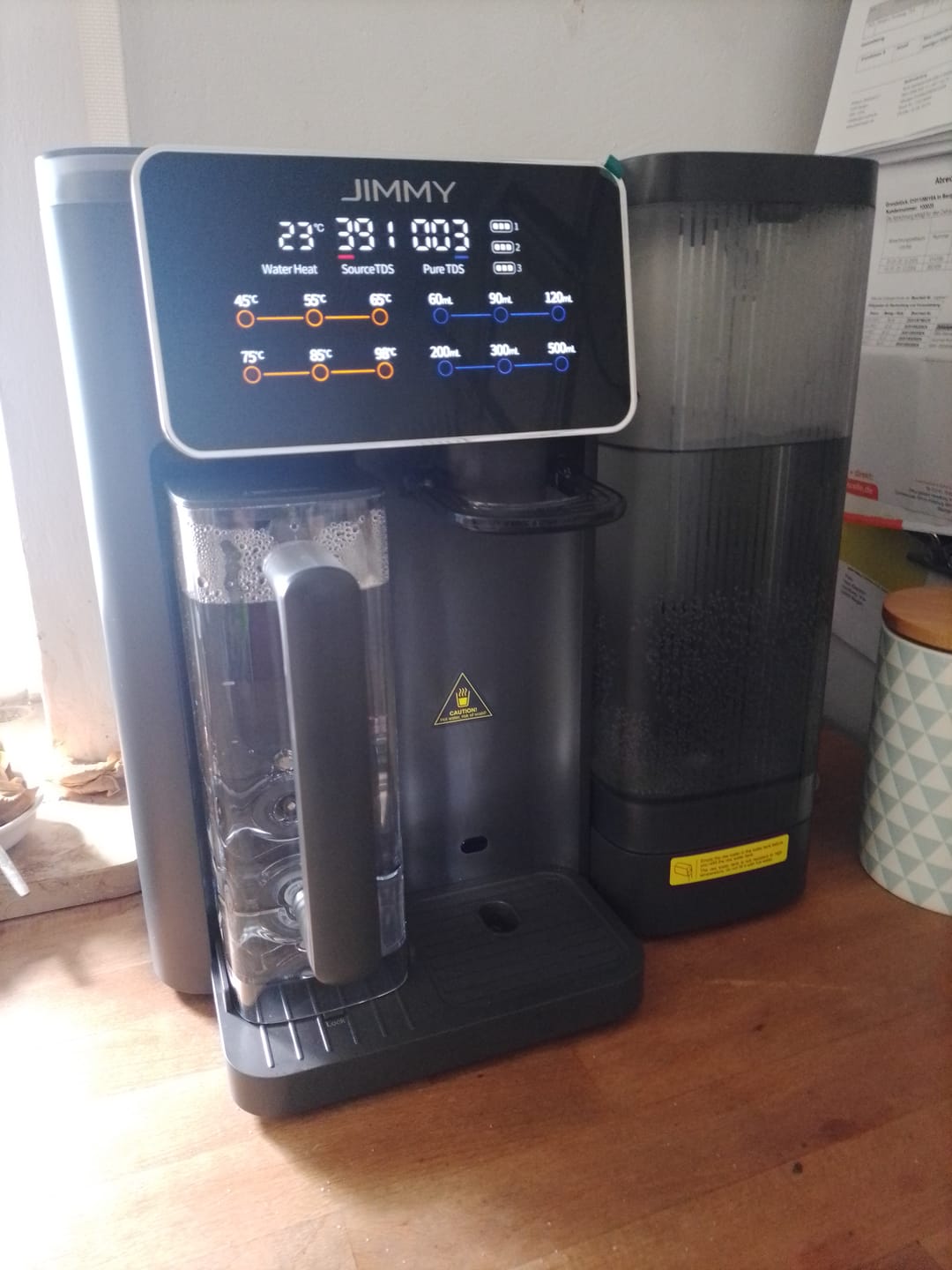 Customer photo review of R9 Countertop Reverse Osmosis Water Purifier