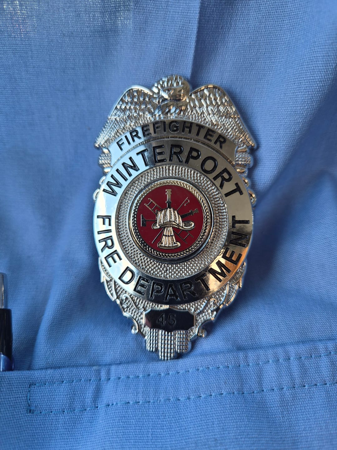 Customer photo review of Customizable Badge MA16