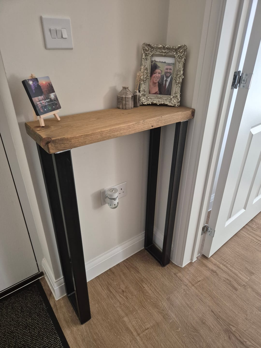 Customer photo review of Rustic Console Table  | 20cm Depth
