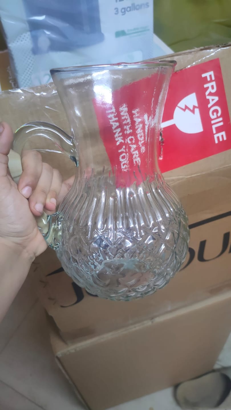 Customer photo review of Riva Carved Jug