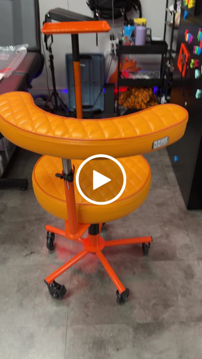 Customer video review of Tattoo Artist Chair V3