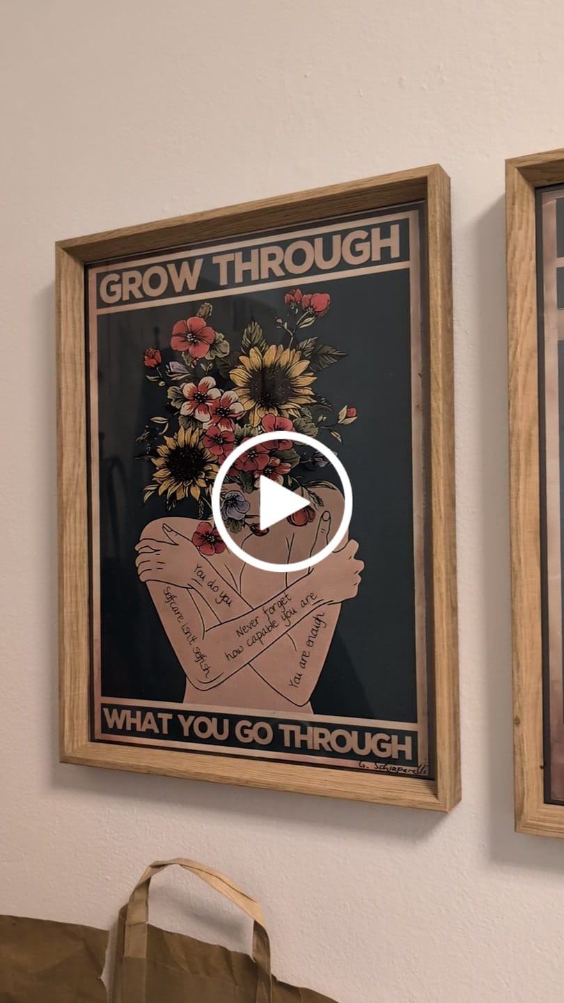 Customer video review of Grow through what you go through