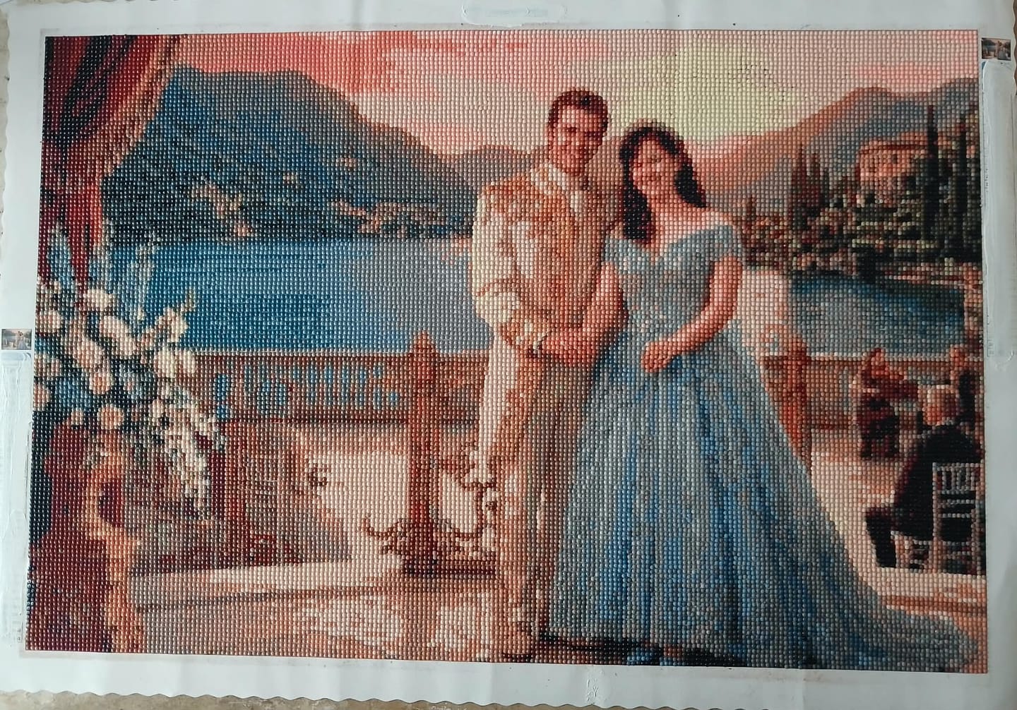 Customer photo review of Custom Diamond Painting Kits - Upload Any Image - Create Your Own