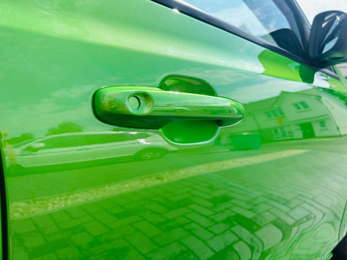 Customer photo review of Door Lock Barrel Blanking Plate - Mk2/2.5/3/3.5/4/4.5 Focus / Mk7/7.5 Fiesta (Painted)