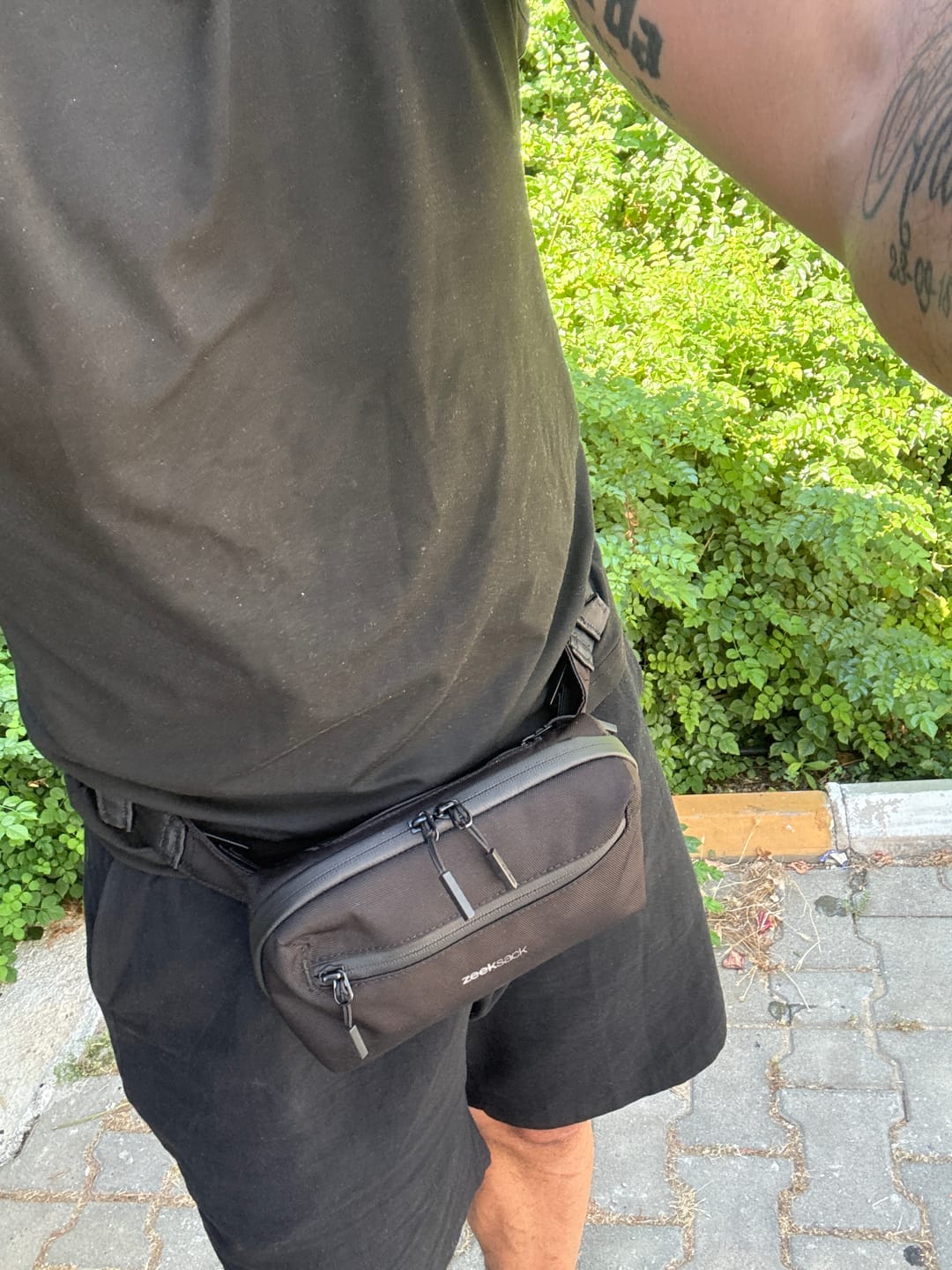 Customer photo review of Crossbody Organizer
