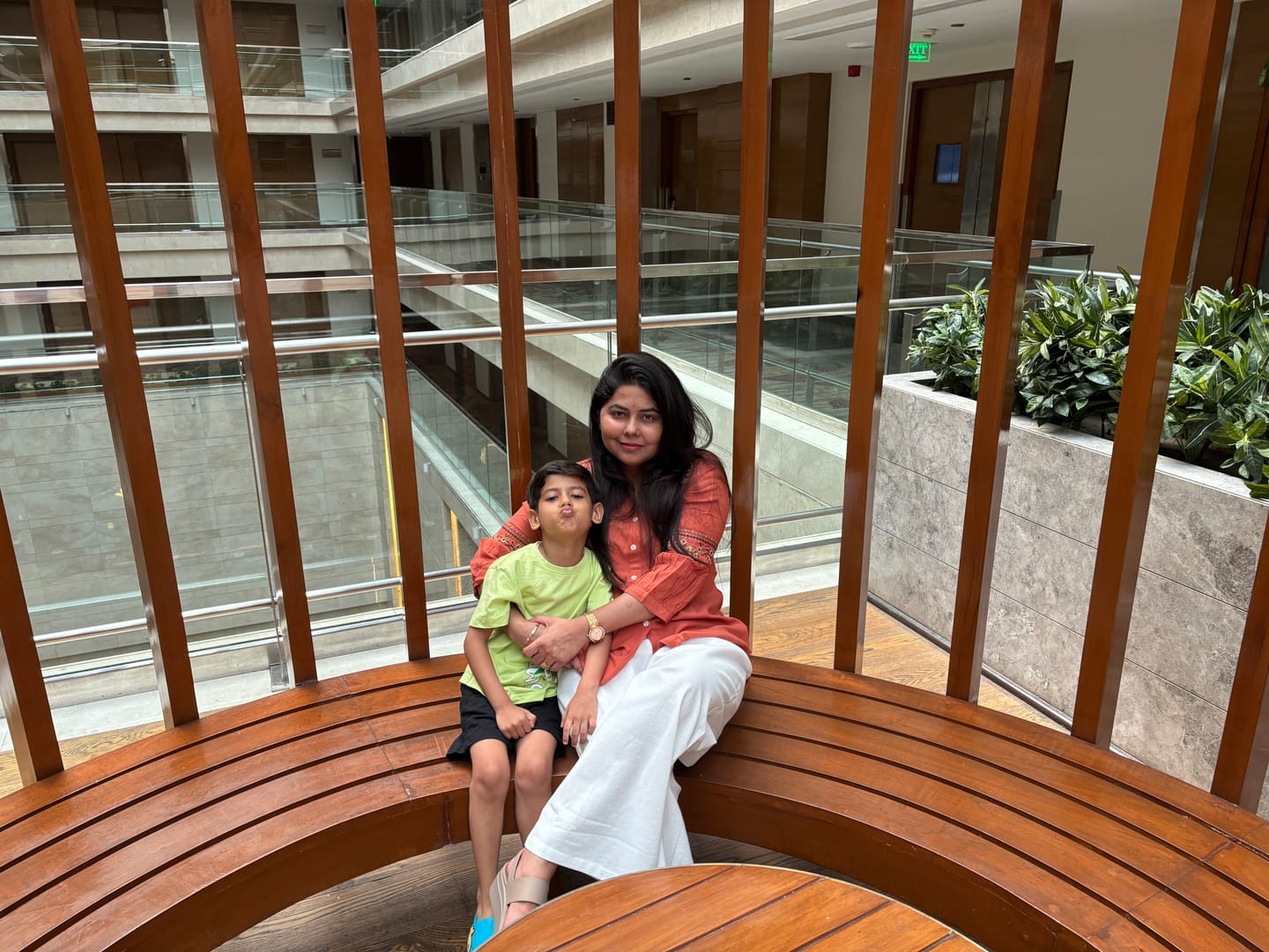 Customer photo review of Women White Airy Linen Wide Leg Pant