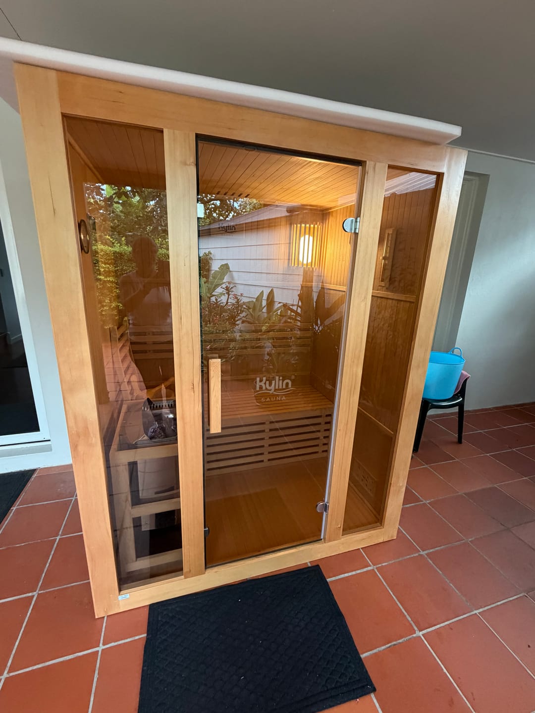 Customer photo review of Kylin Sauna Stones and Rocks 10KG