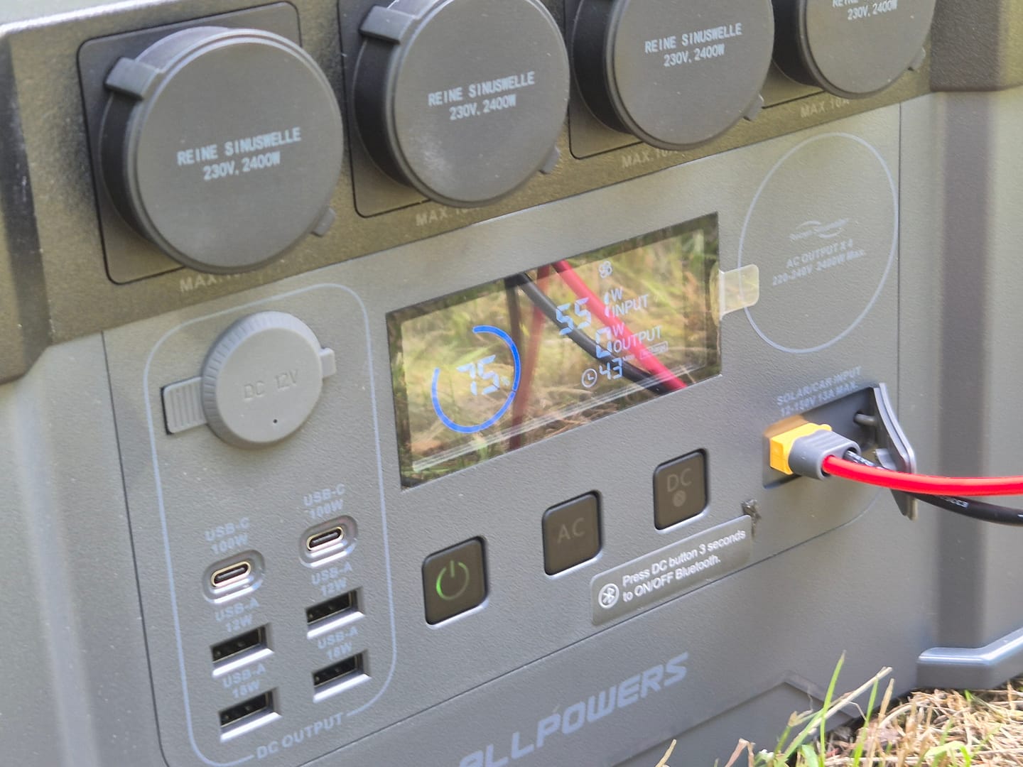 Customer photo review of ALLPOWERS S2000 Pro Portable Power Station 2400W 1451Wh