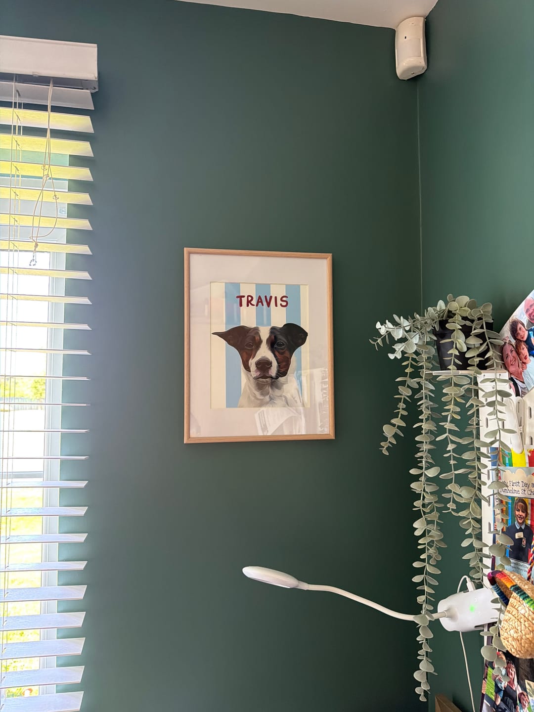 Customer photo review of Stripy - Custom Pet Portrait