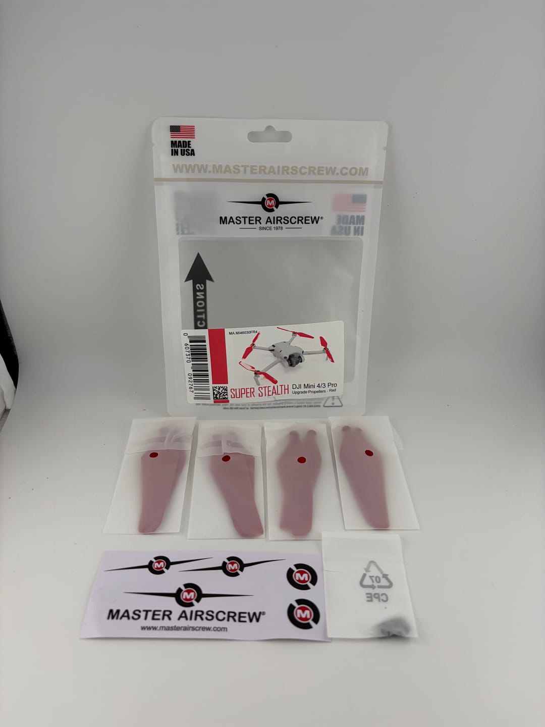 Customer photo review of DJI Avata 4-blade Upgrade Propeller Set x4 Red