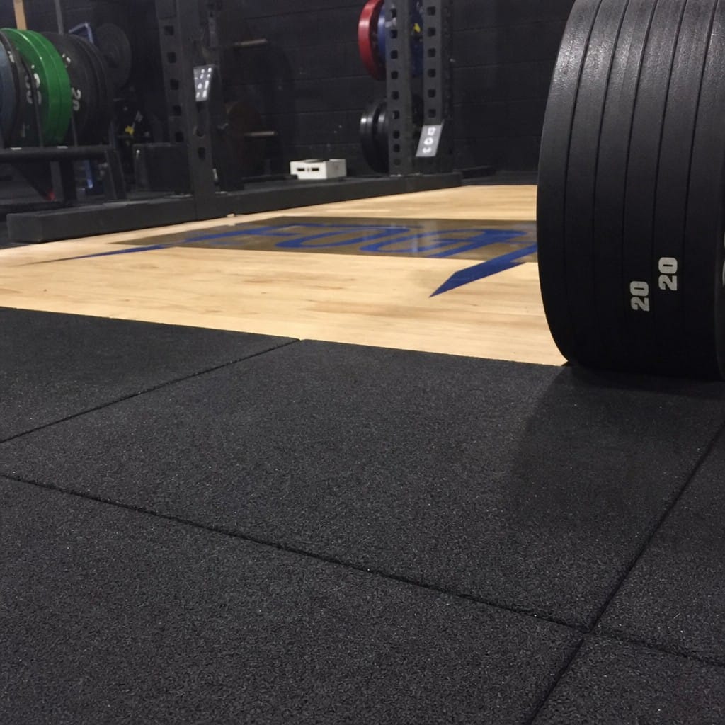 Customer photo review of 30mm Rubber Gym Tiles | Olympic Lifting & CrossFit | 200kg+ Drop Rated