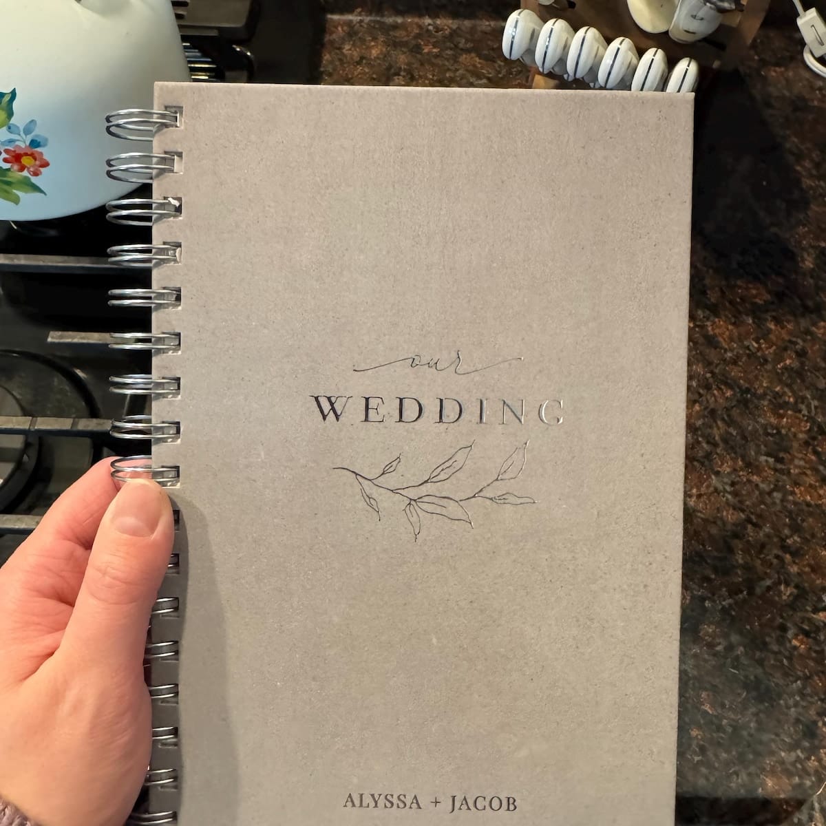 Customer photo review of Our Wedding Planner