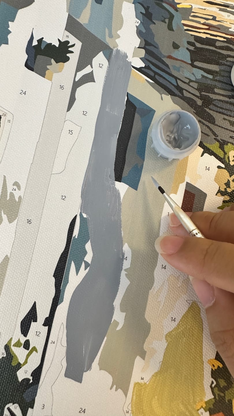 Customer photo review of Albero Bello | Paint by Number