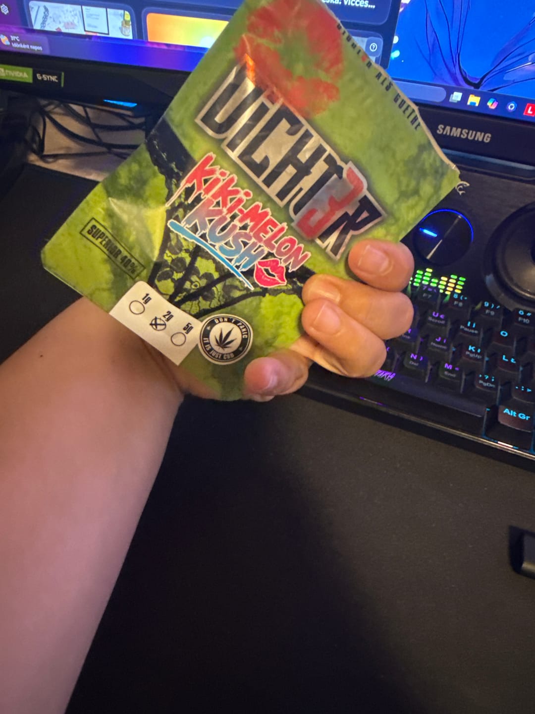 Customer photo review of DICHT3R - 40% Superior Blüten - Kiki-Melon Kush
