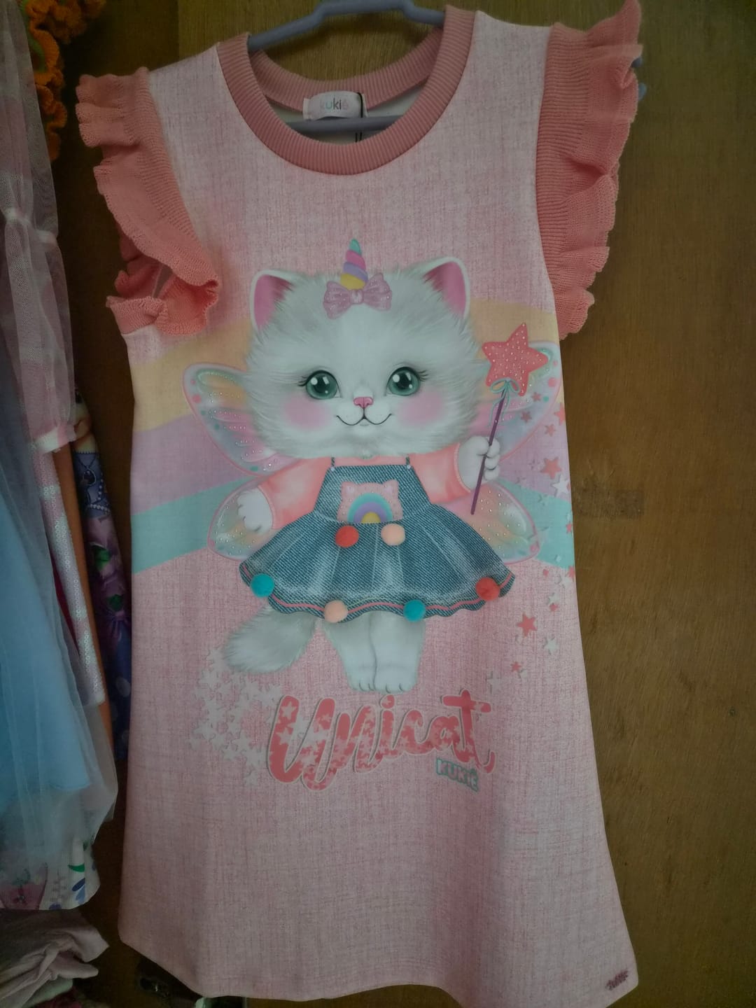 Customer photo review of Vestido em Fly Tech 93776 Kukiê Infantil Menina