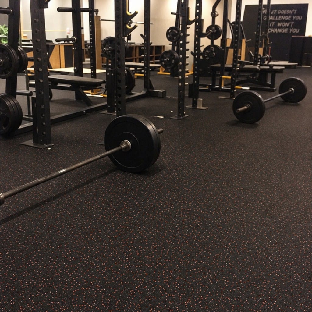 Customer photo review of Rubber Gym Roll UK | Heavy-Duty Crumb Flooring Roll 10m