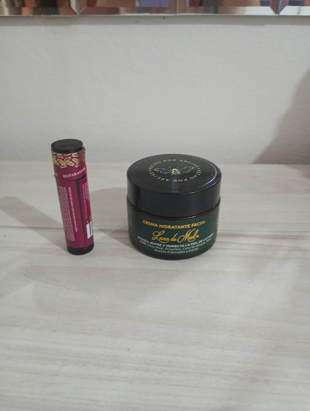 Customer photo review of Crema Facial Luna de Miel