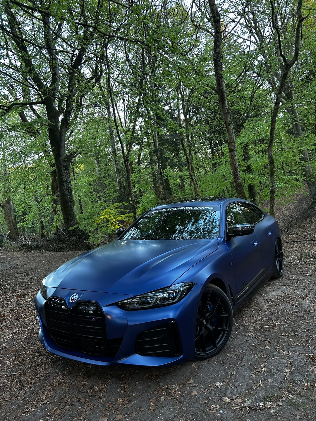 Customer photo review of BMW Windshield Banner – M Performance Style - Printed