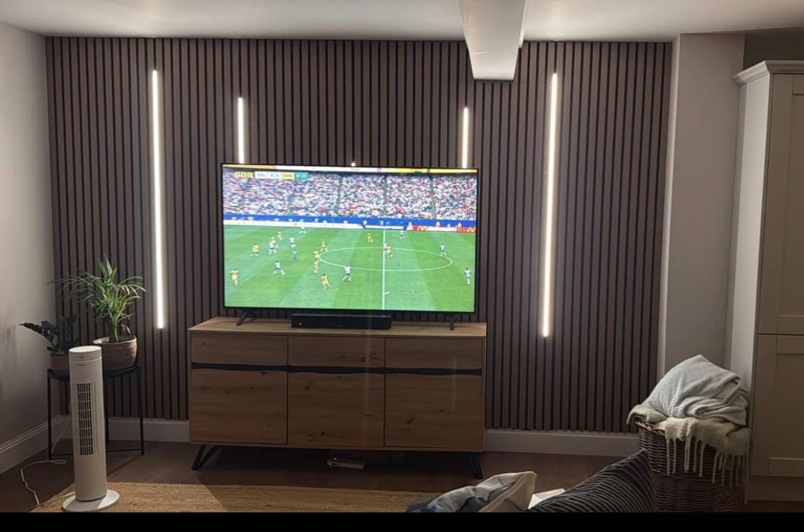 Customer photo review of Wall Panel LED Lighting Strip Kit