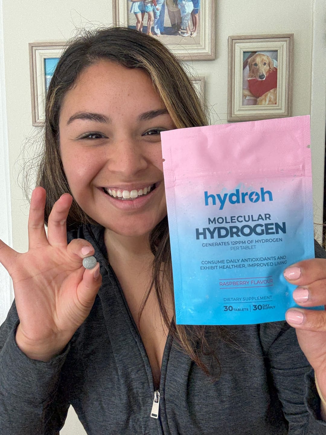 Customer photo review of Hydrogen Water Tablets