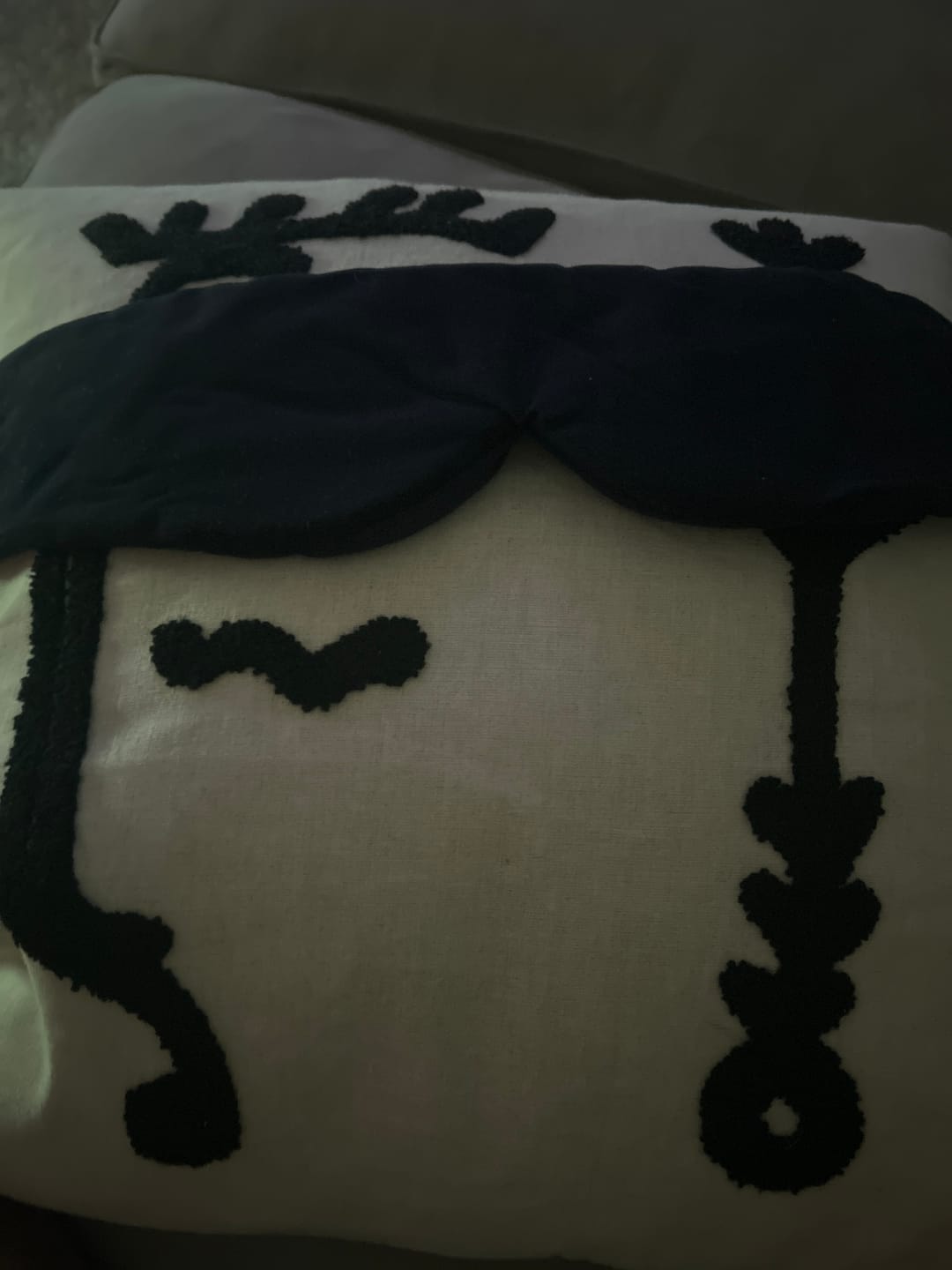 Customer photo review of PurelyGoods Slaapmasker Katoen - Donkerblauw