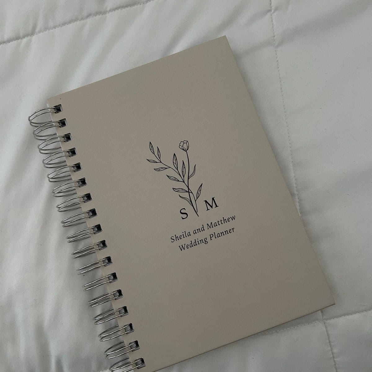 Customer photo review of Minimal Wedding Planner