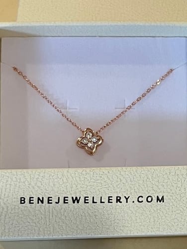 Customer photo review of Avery Charm Necklace