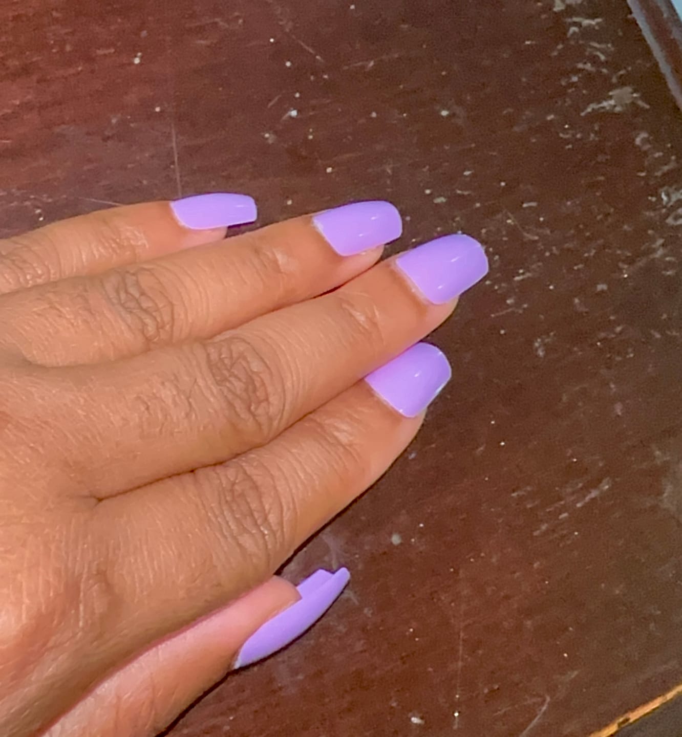 Customer photo review of Noelle - Grape