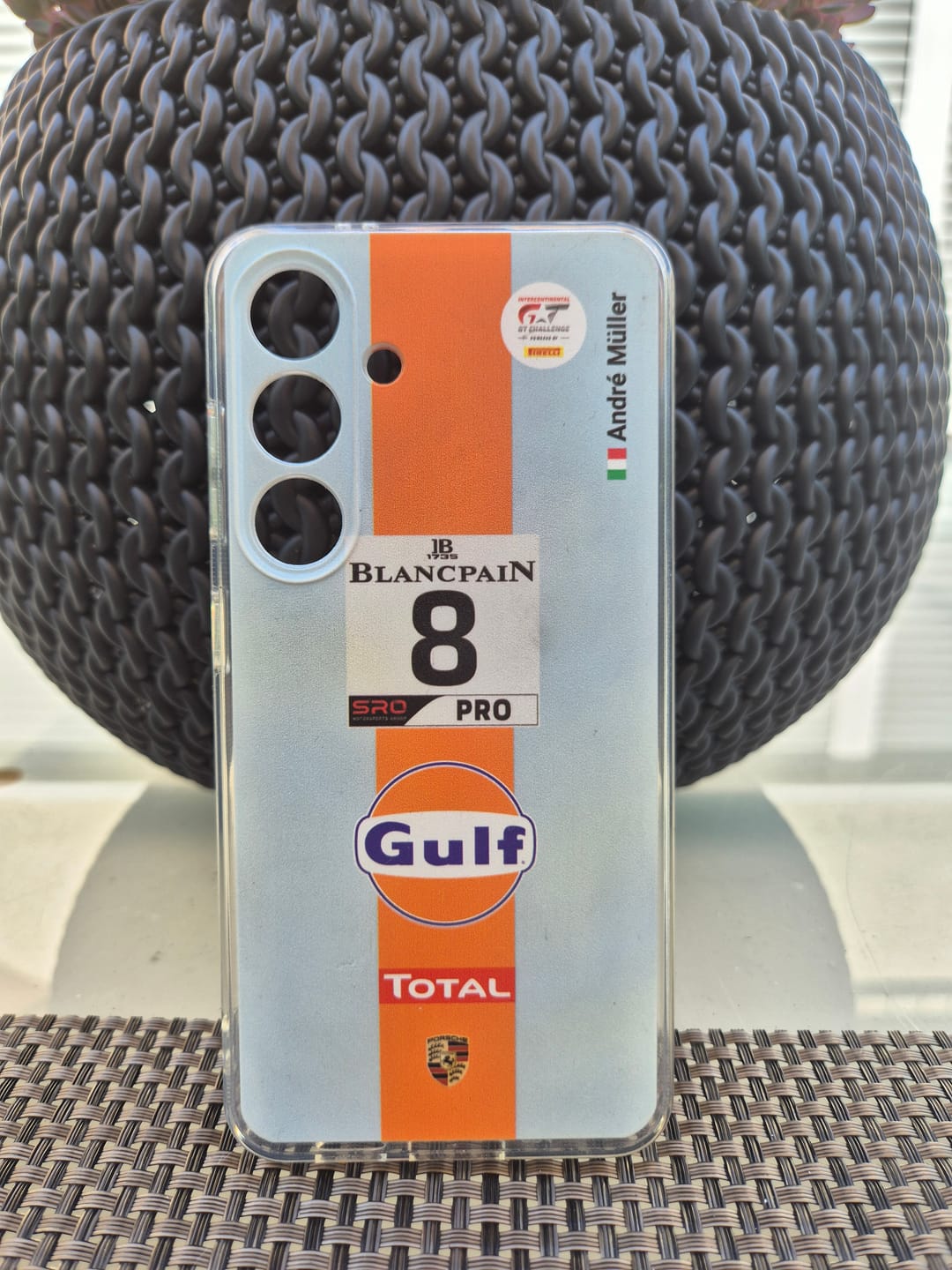 Customer photo review of Gulf Porsche GT Livery - Individuelle Handyhülle für Samsung