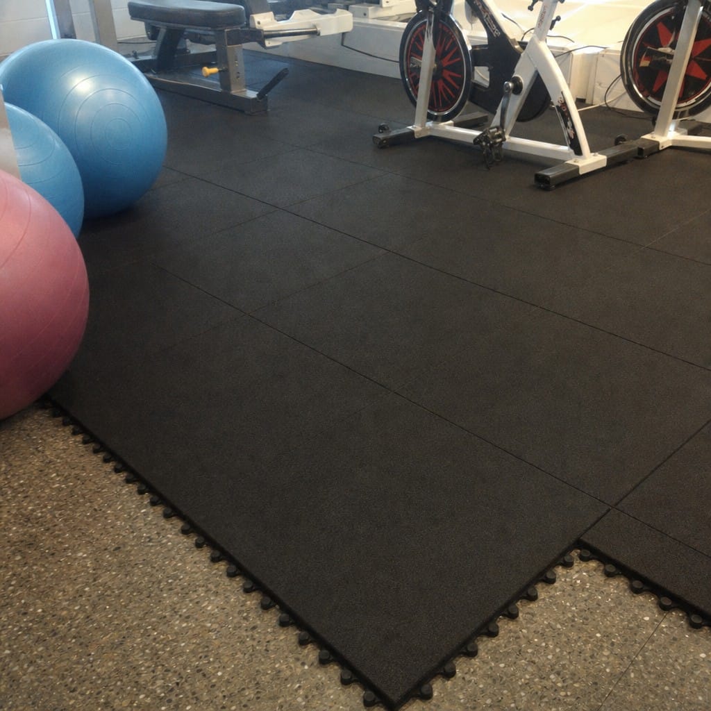 Customer photo review of Interlocking Gym Tiles UK | 17mm Rubber Gym Mats | 80kg Drop Rated