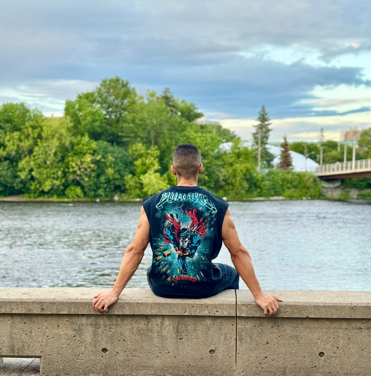 Customer photo review of 3004 - Superman Cut-Offs