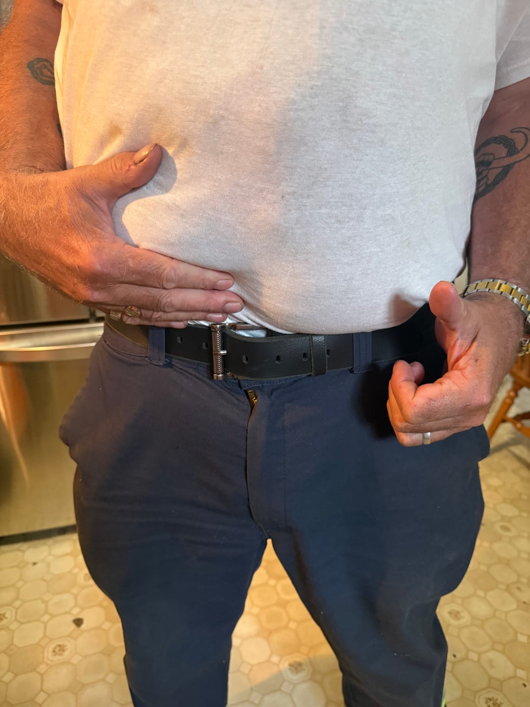 Customer photo review of Long Haul Belt + Wallet - Men's Leather Belt and Wallet Gift Set
