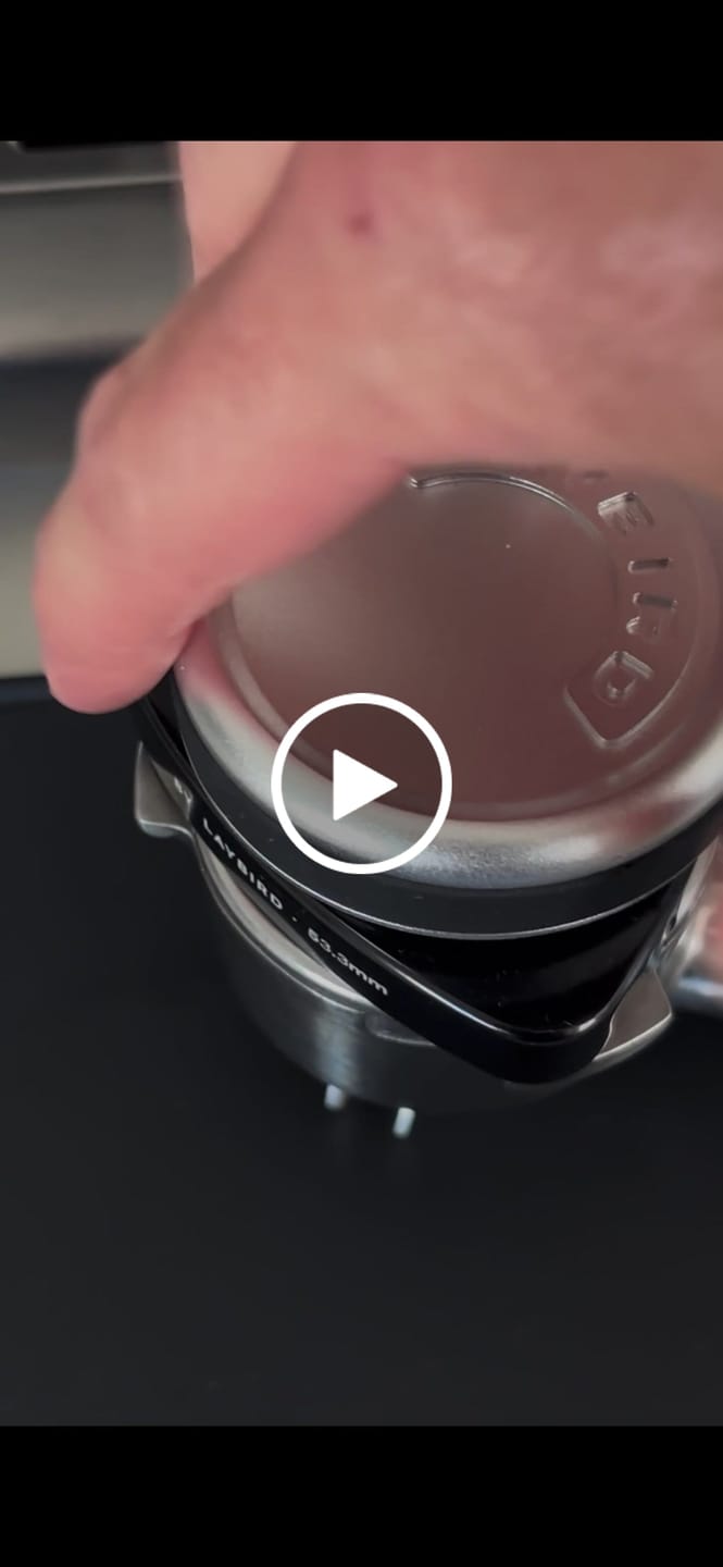 Customer video review of LAYBIRD TriSpin Coffee Distributor
