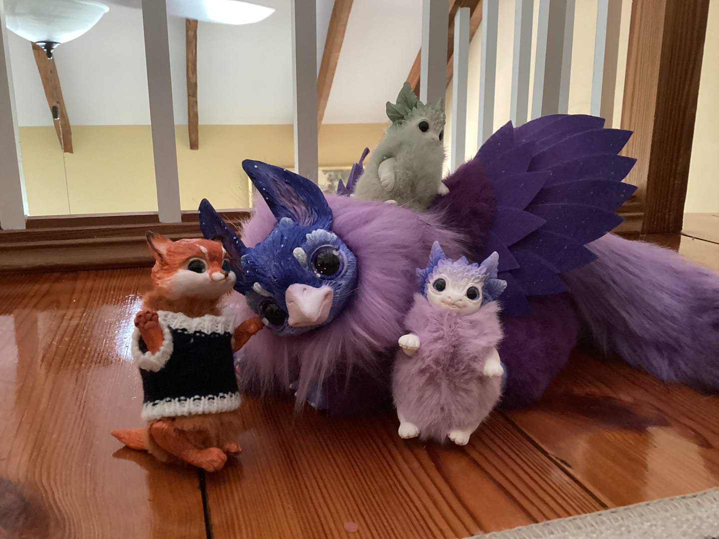 Customer photo review of Pointy-eared griffin– Purple