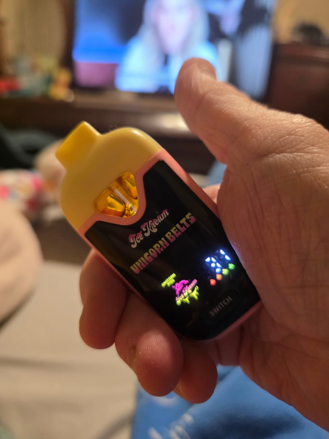 Customer photo review of THCA BIRTHDAY CAKE DONUTS