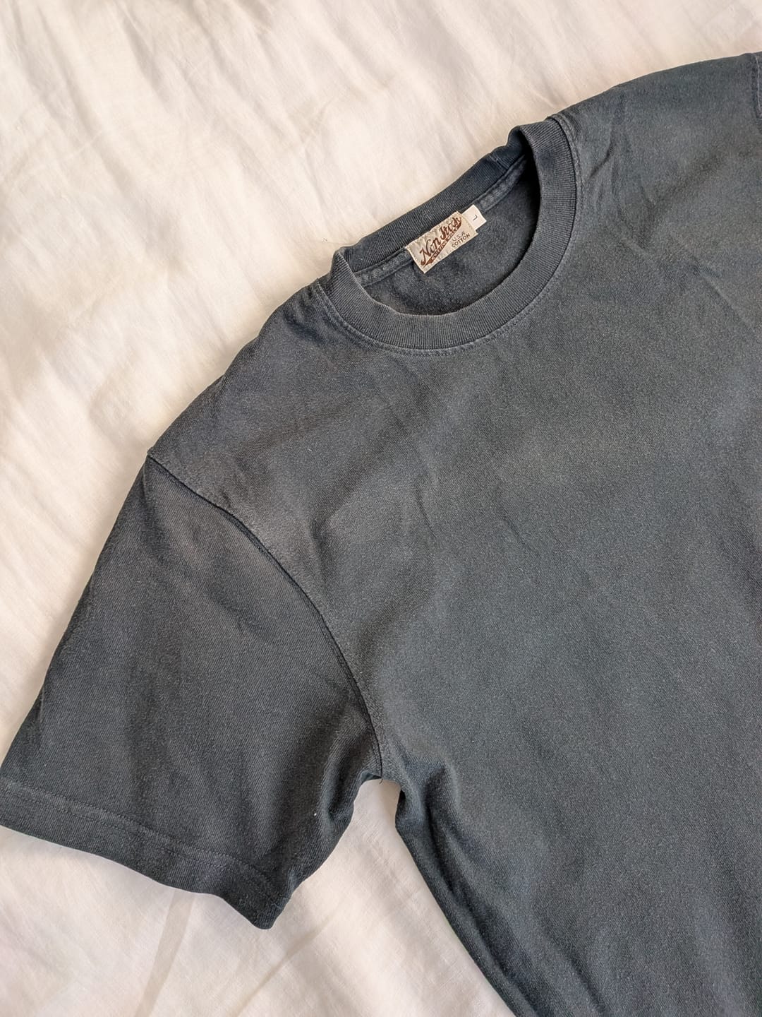 Customer photo review of 9 oz Cotton Tubular T-Shirt - Black
