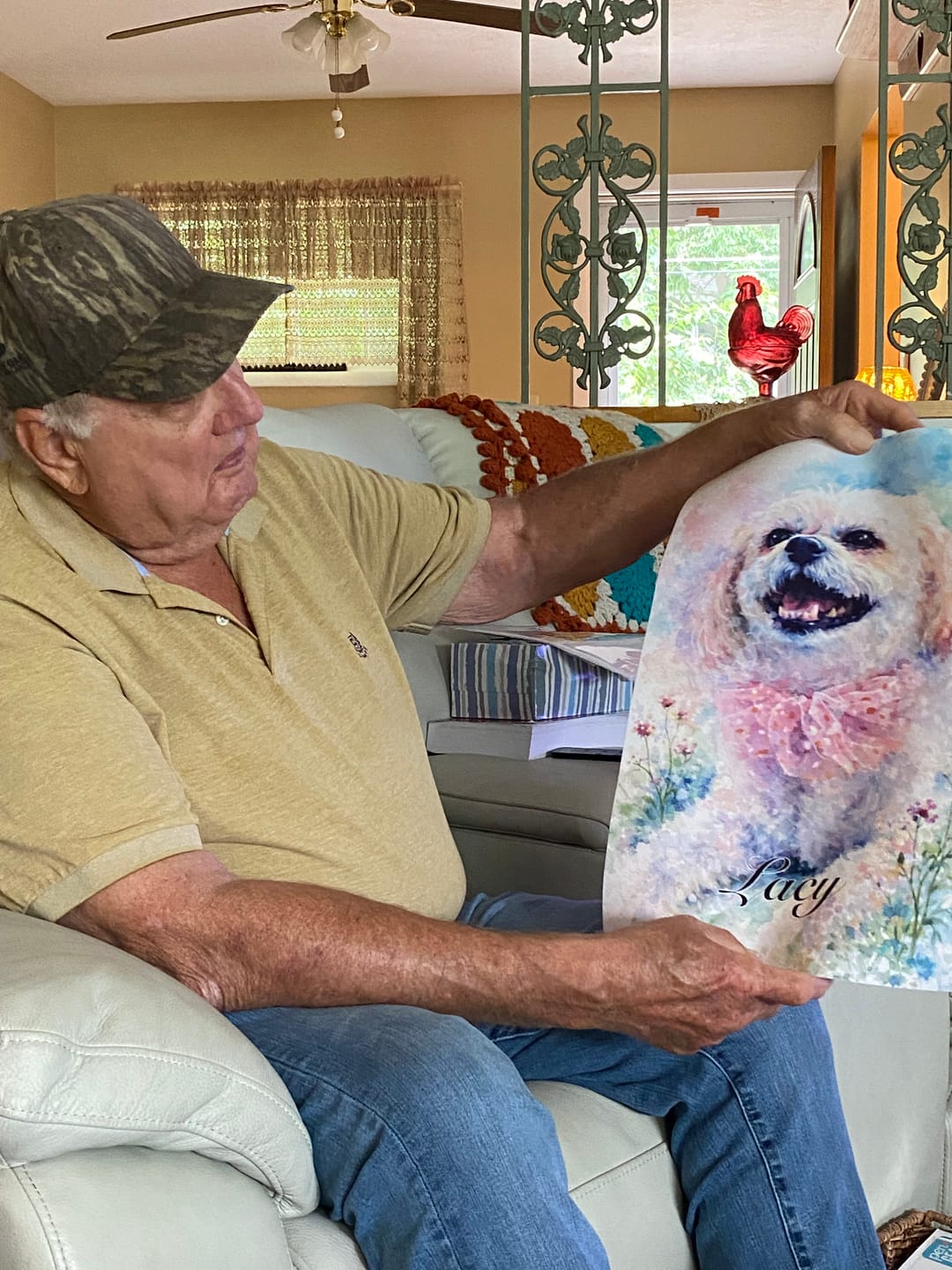 Customer photo review of Watercolor - Personalized Poster