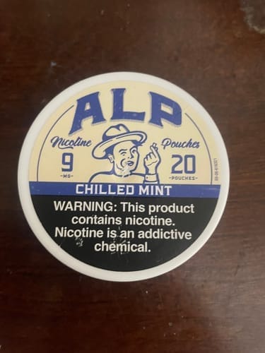 Customer photo review of Chilled Mint Nicotine Pouches