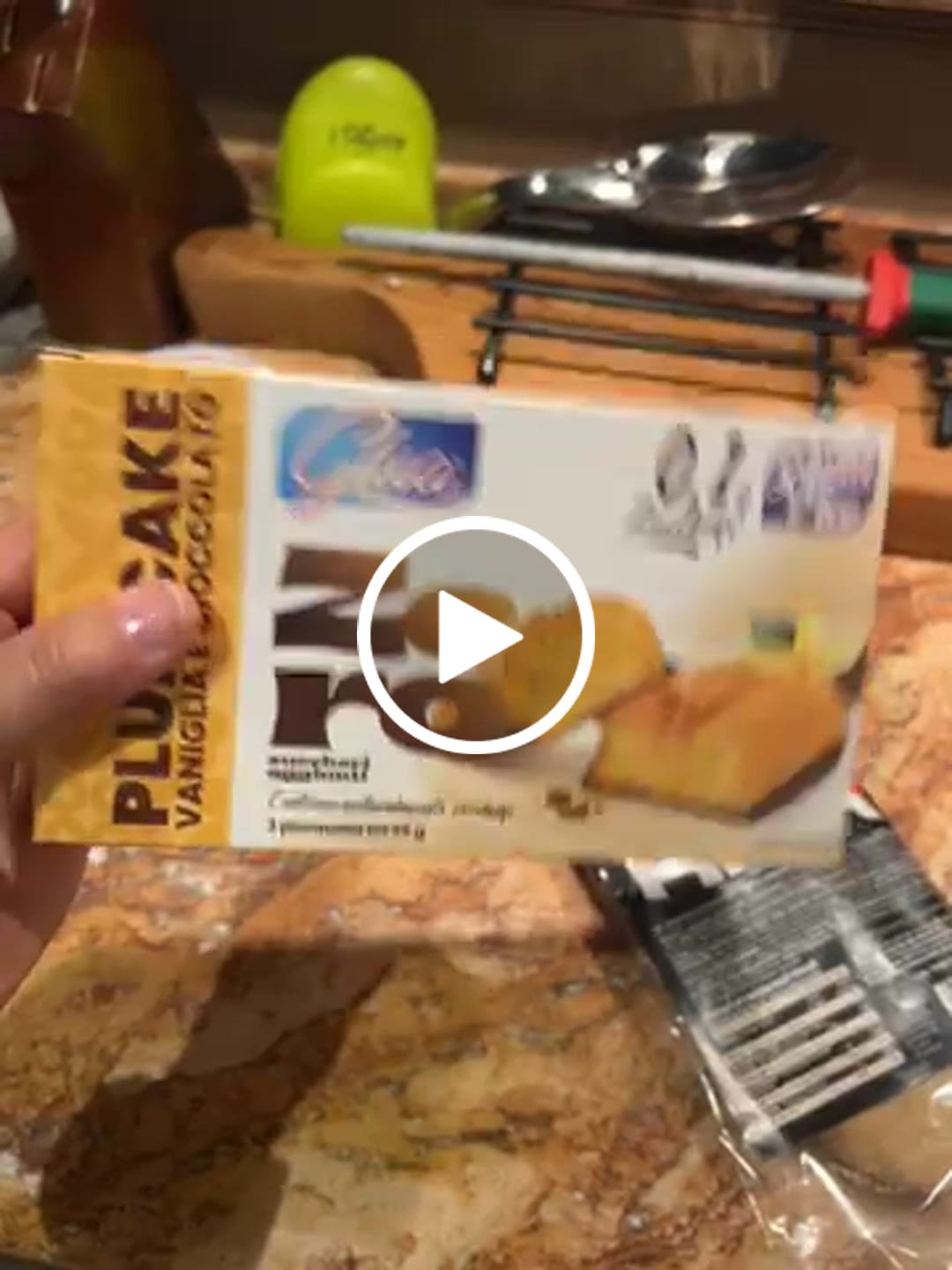 Customer video review of Plumcake con base di cioccolato gusto vaniglia