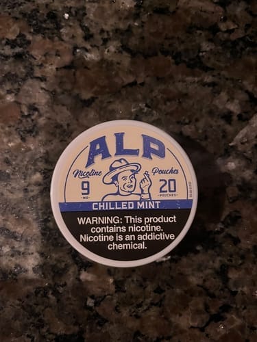 Customer photo review of Spearmint Nicotine Pouches