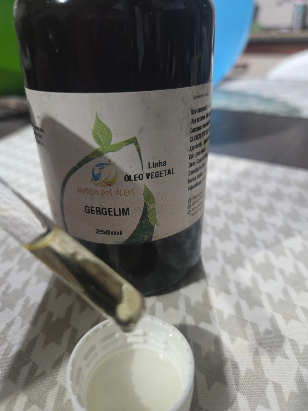 Customer photo review of Óleo de Gergelim