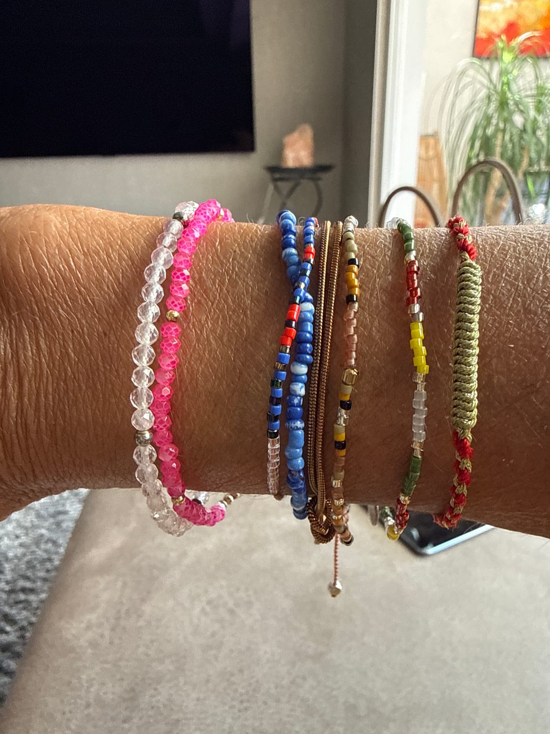 Customer photo review of Mondstein Perlenarmband