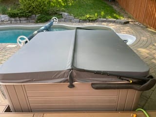 Customer photo review of Custom Spa Cover