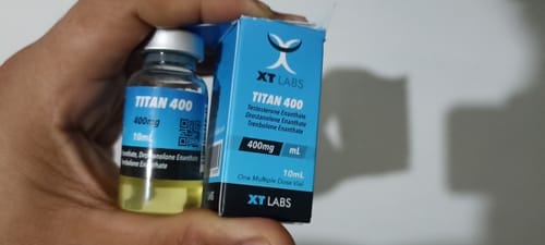 Customer photo review of TITAN | Testosterona, Drostanolona & Trembolona Enantato 400mg 10ml