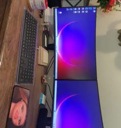 Customer photo review of Funny Face Mouse Pad