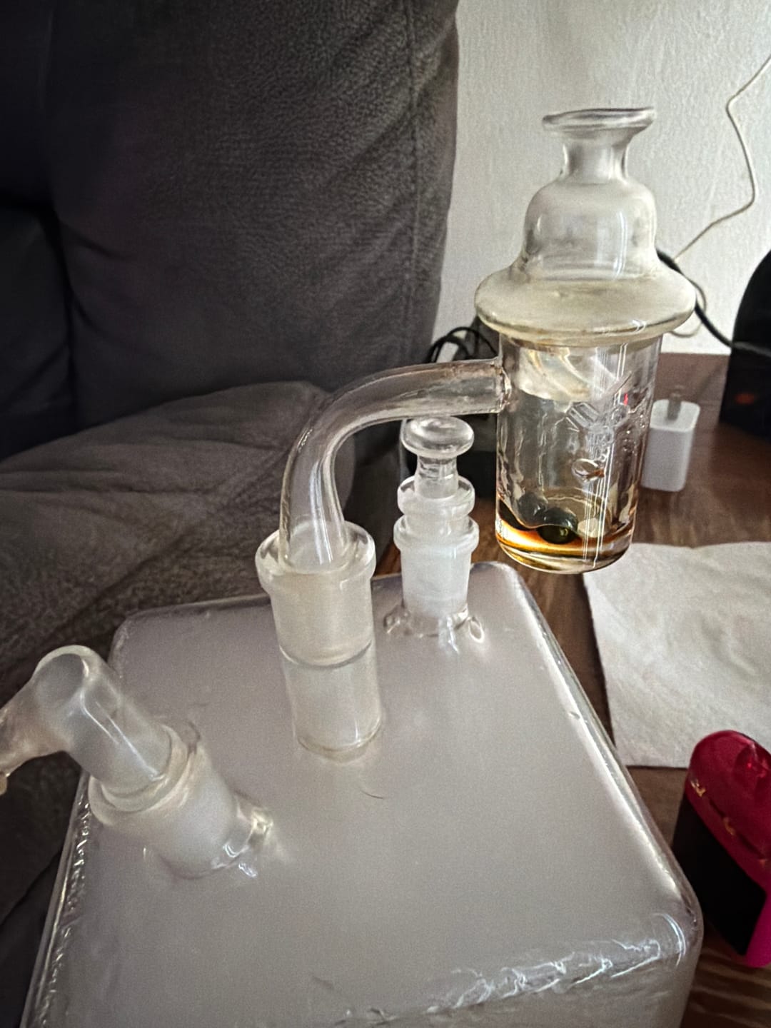 Customer photo review of WHIRLWIND QUARTZ BANGER - 90° DEGREE | YL